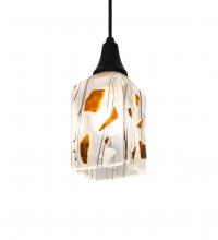 Luma-Spec Lighting 226314 - 5" Square Metro Fusion Licorice Mini Pendant