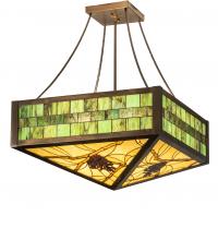 Luma-Spec Lighting 226776 - 23" Square Pinecone Semi-flushmount