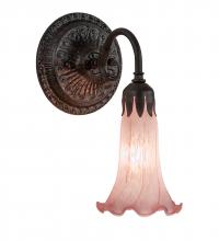 Luma-Spec Lighting 227736 - 5.5" Wide Pink Tiffany Pond Lily Wall Sconce