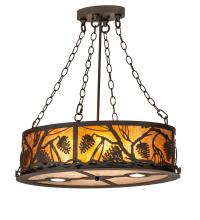 Luma-Spec Lighting 229136 - 26" Long Pinecone Oblong Inverted Pendant