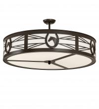 Luma-Spec Lighting 230010 - 36" Wide Horseshoe Semi-Flushmount