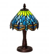 Luma-Spec Lighting 230981 - 13" High Tiffany Hanginghead Dragonfly Mini Lamp