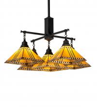 Luma-Spec Lighting 231650 - 38" Square Prairie Corn 5 Light Chandelier