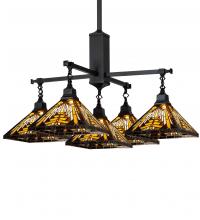 Luma-Spec Lighting 231691 - 36" Square Nuevo Mission 5 Light Chandelier