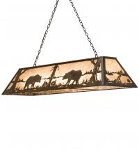 Luma-Spec Lighting 232161 - 60" Long Bear at Lake Oblong Pendant