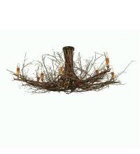 Luma-Spec Lighting 23222 - 36"W Twigs 8 LT Semi-Flushmount
