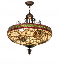 Luma-Spec Lighting 233726 - 24" Wide Pinecone Inverted Pendant