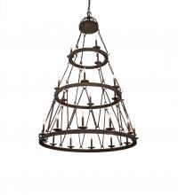 Luma-Spec Lighting 233991 - 54" Wide Lakeshore 21 Light Three Tier Chandelier