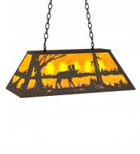 Luma-Spec Lighting 234279 - 33" Long Moose at Lake Oblong Pendant