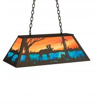 Luma-Spec Lighting 234281 - 33" Long Moose at Lake Oblong Pendant