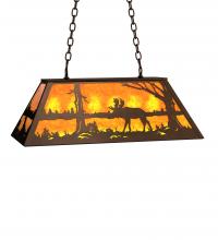 Luma-Spec Lighting 234282 - 33" Long Moose at Lake Oblong Pendant