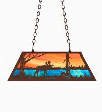 Luma-Spec Lighting 234285 - 33" Long Moose at Lake Oblong Pendant