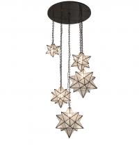 Luma-Spec Lighting 234759 - 36" Wide Moravian Star 5 Light Cascading Pendant