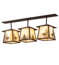 Luma-Spec Lighting 234975 - 48" Long Stillwater Mountain Pine 3 Light Island Pendant
