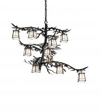 Luma-Spec Lighting 235583 - 39" Wide Pine Branch Valley View 10 Light Chandelier