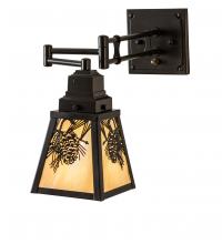 Luma-Spec Lighting 235906 - 6-17" Wide Winter Pine Swing Arm Wall Sconce