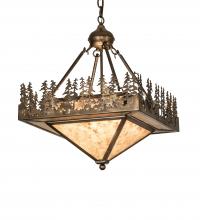 Luma-Spec Lighting 236054 - 19" Square Pine Lake Inverted Pendant