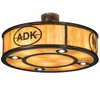 Luma-Spec Lighting 236547 - 36.5" Wide Personalized Adirondack Bank Pendant