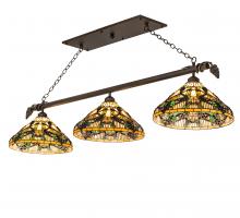 Luma-Spec Lighting 236840 - 69" Long Jeweled Grape 3 Light Oblong Pendant