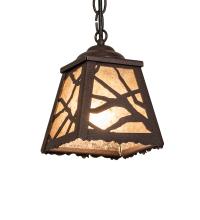 Luma-Spec Lighting 237100 - 6" Square Spruce Pine Mini Pendant