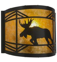Luma-Spec Lighting 23822 - 12"W Lone Moose Wall Sconce