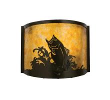 Luma-Spec Lighting 23823 - 12" Wide Leaping Bass Wall Sconce