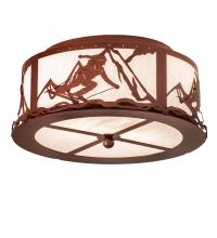 Luma-Spec Lighting 238687 - 16" Wide Alpine Semi-Flushmount