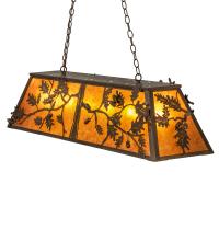 Luma-Spec Lighting 238913 - 48" Long Oak Leaf & Acorn Oblong Pendant