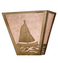 Luma-Spec Lighting 23908 - 13"W Sailboat Wall Sconce