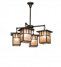 Luma-Spec Lighting 239358 - 34" Wide Hyde Park Double Bar Mission 4 Light Chandelier
