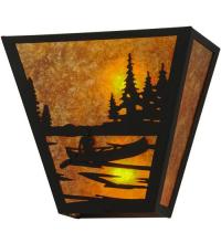Luma-Spec Lighting 23941 - 13"W Canoe At Lake Wall Sconce