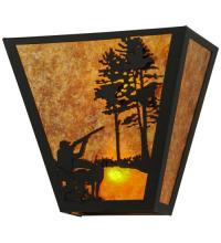 Luma-Spec Lighting 23943 - 13"W Quail Hunter W/Dog Wall Sconce