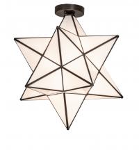 Luma-Spec Lighting 239498 - 18" Wide Moravian Star Flushmount