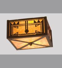 Luma-Spec Lighting 23983 - 10"Sq Southwest Flushmount