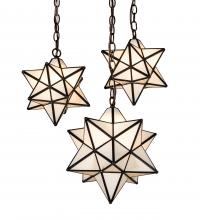 Luma-Spec Lighting 239858 - 22" Wide Moravian Star 3 Light Cascading Pendant