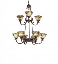 Luma-Spec Lighting 241038 - 32" Wide Tiffany Roman 9 Light Chandelier