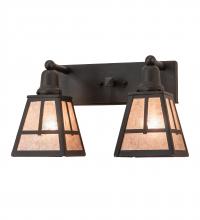 Luma-Spec Lighting 241072 - 17" Wide "T" Mission 2 Light Vanity Light