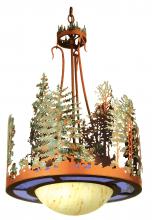 Luma-Spec Lighting 241414 - 18" Wide Pine Lake Cedar Inverted Pendant
