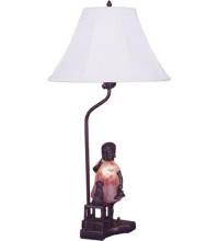 Luma-Spec Lighting 24166 - 14.5"H Silhouette Girl with Puppy Accent Lamp