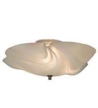 Luma-Spec Lighting 242095 - 16" Wide Metro Blanco Swirl Organic Flushmount