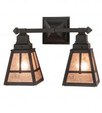 Luma-Spec Lighting 242385 - 17" Wide "T" Mission 2 Light Vanity Light