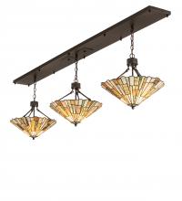 Luma-Spec Lighting 242567 - 84" Long Delta Jadestone 3 Light Island Pendant