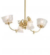 Luma-Spec Lighting 242592 - 31" Long Revival Gas & Electric 4 Light Oblong Chandelier