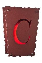 Luma-Spec Lighting 242971 - 12" Wide Personalized "C" Wall Sconce