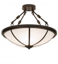 Luma-Spec Lighting 243033 - 20" Wide Commerce Semi-Flushmount