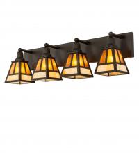 Luma-Spec Lighting 243049 - 36" Wide "T" Mission 4 Light Vanity Light