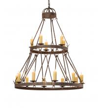Luma-Spec Lighting 243691 - 48" Wide Lakeshore 15 Light Two Tier Chandelier