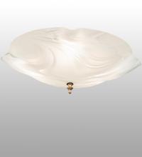 Luma-Spec Lighting 244011 - 16" Wide Metro Blanco Swirl Organic Flushmount