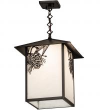 Luma-Spec Lighting 244161 - 14" Square Seneca Winter Pine Pendant