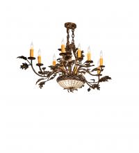 Luma-Spec Lighting 244304 - 48" Long Greenbriar Oak 10 Light Chandelier